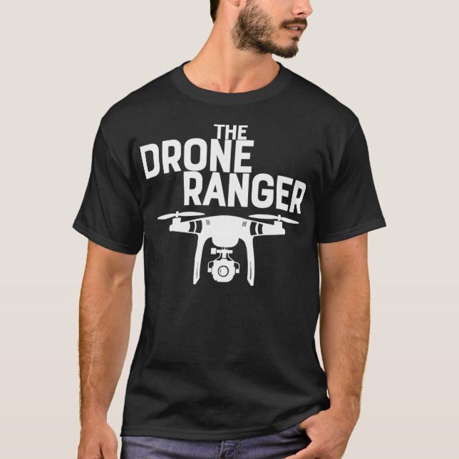 T-shirt Drone Ranger Funny Drone Flying Premium (Devant)