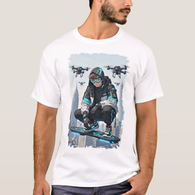 T-shirt Drone Rider (Devant)