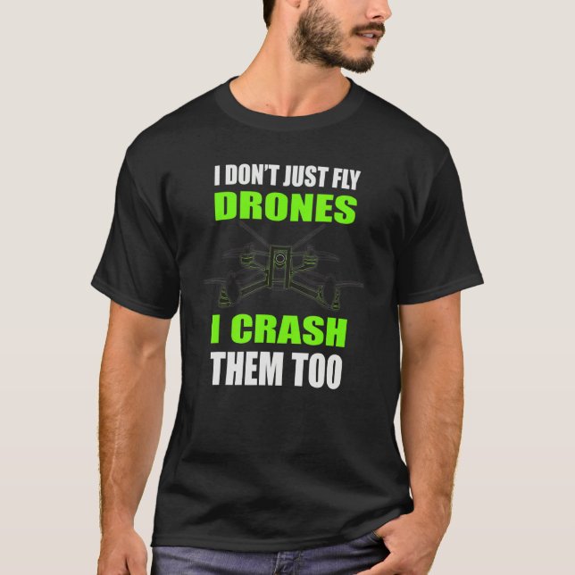 T-shirt Drones de course de drone Freestyle Fpv Citation P (Devant)