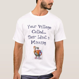 T-shirt Dronte-Oiseau-Votre village appelé