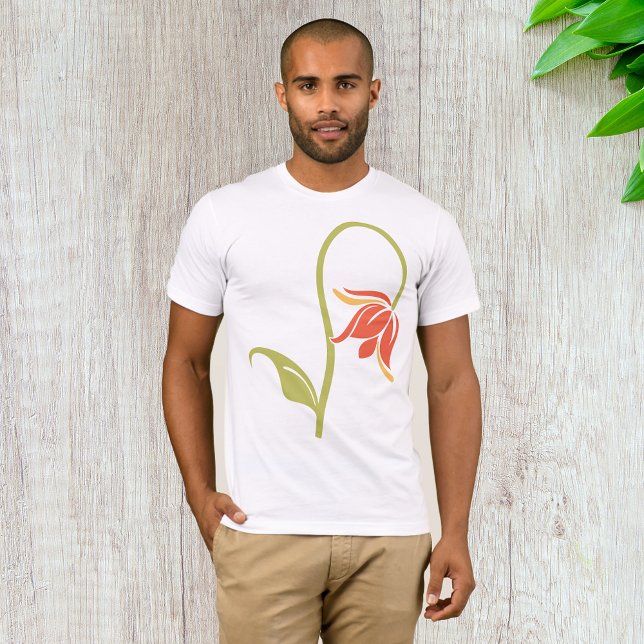 T-shirt drooping Flower Mens (Créateur téléchargé)