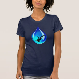 T-shirt Drop d'eau et Orca