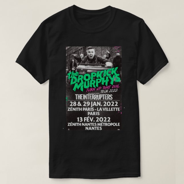 T-shirt Dropkick Murphys   (Design devant)