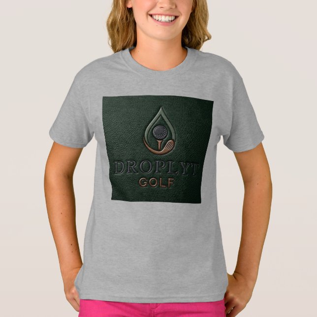 T-shirt Droplyt Golf Heritage Vert  (Devant)
