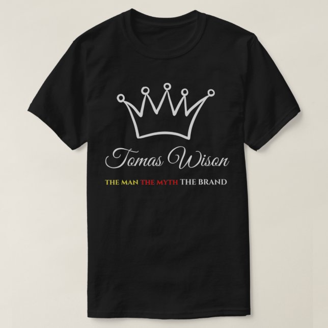 T-shirt Drownii Apparel Tomas Wison La Marque Graphic Tee (Design devant)
