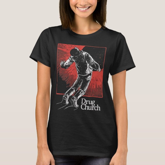 T-shirt Drug Church Exploding Sun (Devant)