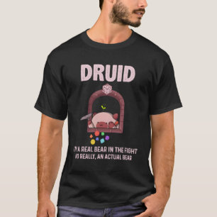 T-shirt Druide Je Suis Un Véritable Ours Dans Le Combat Pa