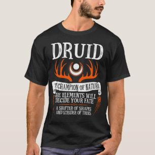 T-shirt Druide Le Champion De La Nature - Dungeons Dragons