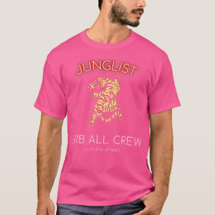 T-shirt Drum 174 Bpm N Basse Musique Liquide Jungle Tiger