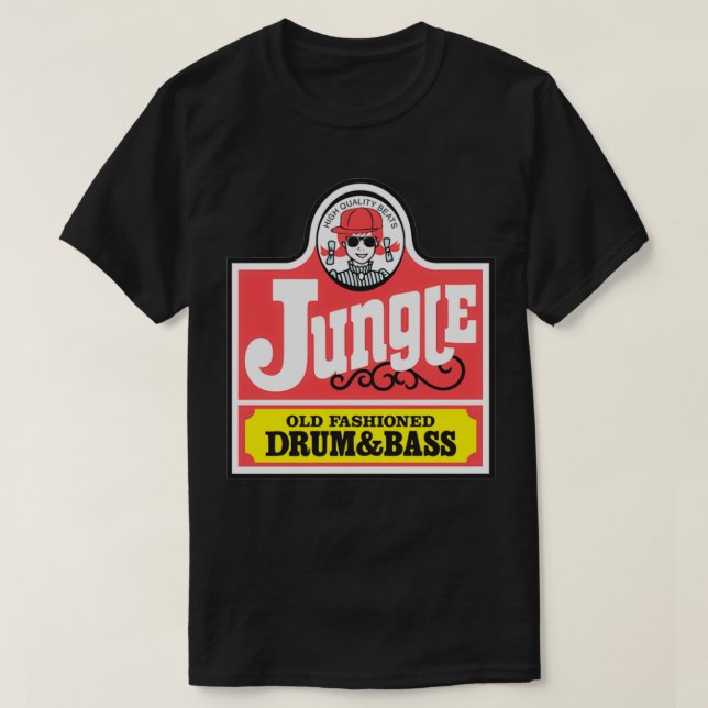 T-shirt Drum And Bass Jungle Quality by FAKE NEWZ DESIGNS  (Design devant)