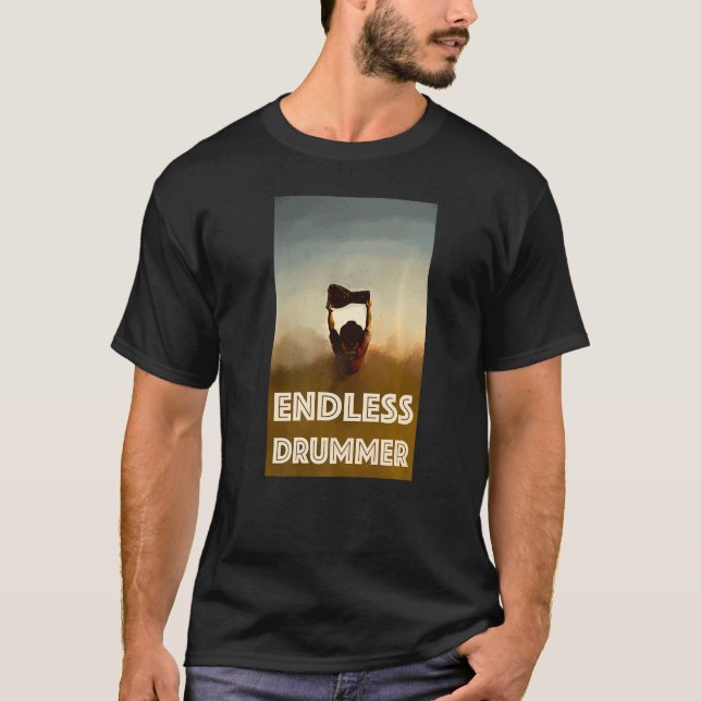 T-shirt Drum Circle Endless Drummer Beach Drums cercle tam (Devant)