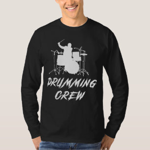 T-shirt Drum Crew Awesome Tee : Beats and Laughter Unite!