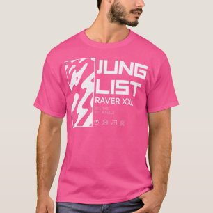 T-shirt Drum Et Basse Musique Liquide Jungle Rave Edm