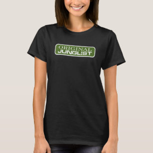 T-shirt Drum Junglist original et basse DnB 90s Green Remi
