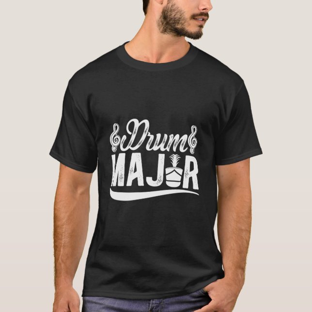 T-shirt Drum Major Marching Band Best Drum Major (Devant)