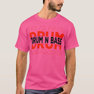 T-shirt Drum N Bass Dnb Astronaut Space Electro Music Drum