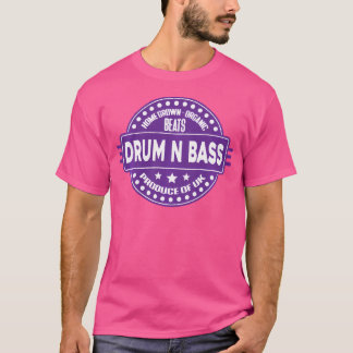 T-shirt Drum N Bass Dnb Chemise Le Tambour Rétro Et Basse