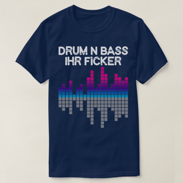 T-shirt Drum N Bass Synthèse Musique Dj (Design devant)