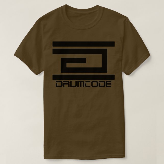 T-shirt Drumcode Black Vesion (Design devant)