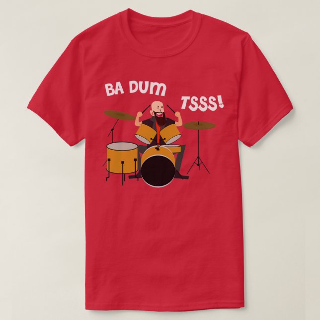 T-shirt Drummer Badumts (Design devant)