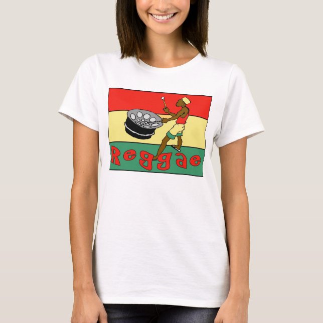 T-shirt Drummer de reggae (Devant)