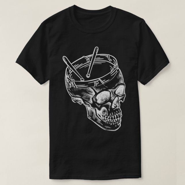 T-shirt Drummer Drummer Drumming Drumset Snare Musicia (Design devant)