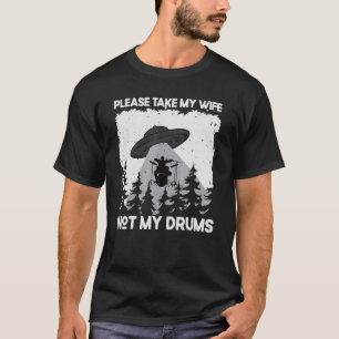 T-shirt Drummer Drummer Drumming Kit Percussion I Femme Uf