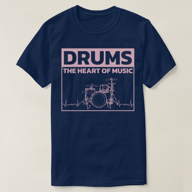 T-shirt Drummer Drums Drumsticks Musician Outfit 4 (Design devant)