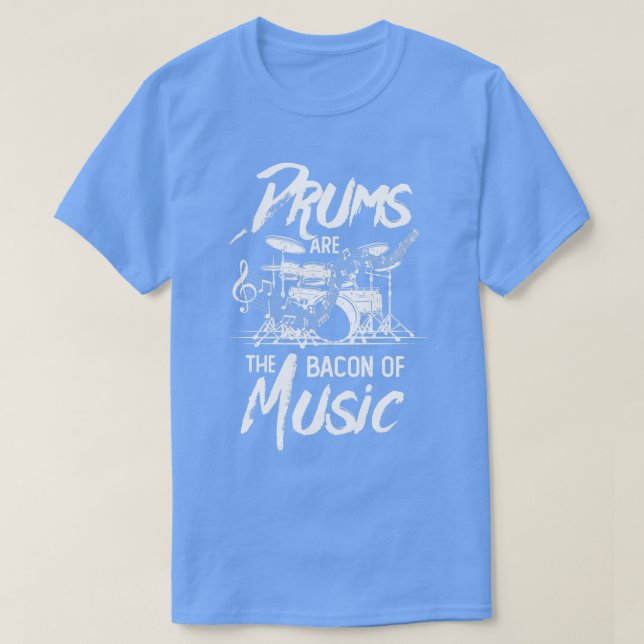 T-shirt Drummer Drums Musique Drumming Musicien Cadeau (Design devant)