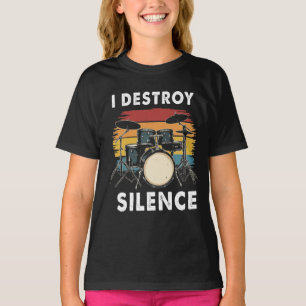 T-shirt Drummer I Destruction Silence Drum