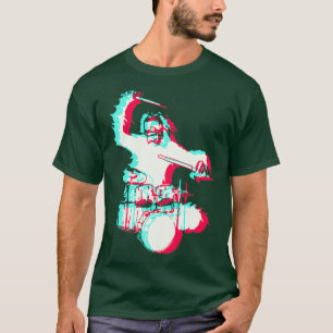 T-shirt Drummer Monster Drum Drum