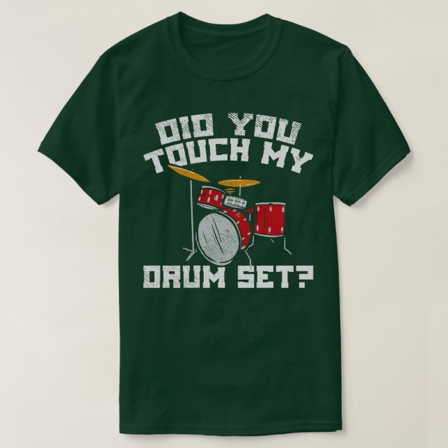 T-shirt Drummer My Drummer Set 2 (Design devant)