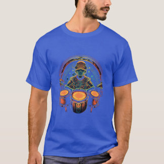 T-shirt Drummer Percussionist Drums Player Drumming Band v