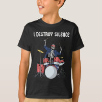 Drummer Rock Music Band Drums I Destroy Silence