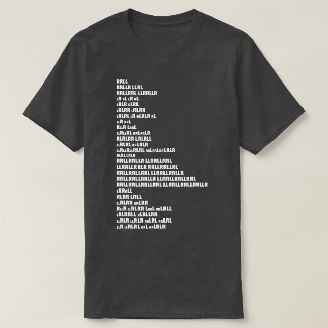 T-shirt Drummer RRLL Rudiments (Design devant)