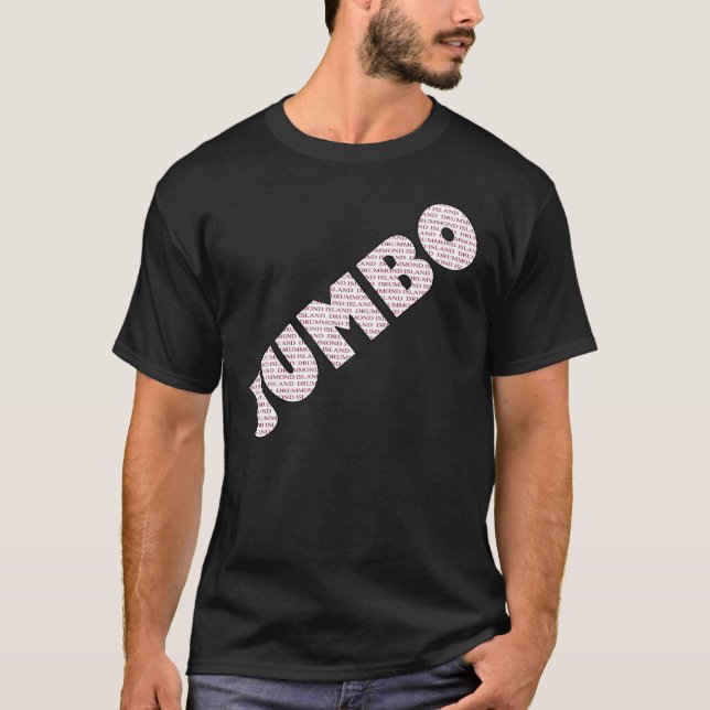 T-shirt Drummond Island Michigan Jumbo Perch (Devant)