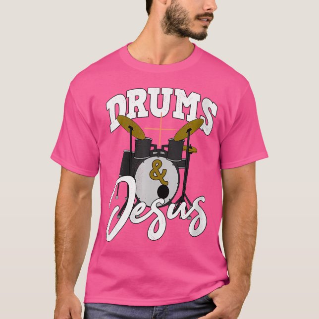 T-shirt Drums pour femmes Jésus (Devant)