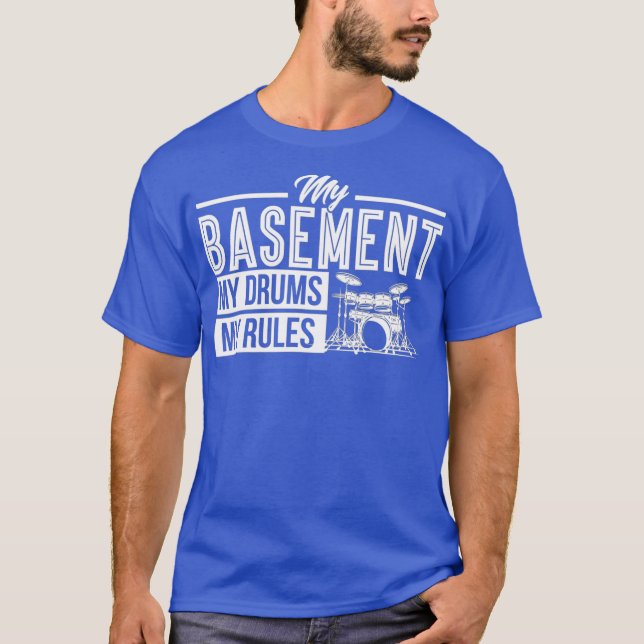T-shirt Drumset Drumset Musique de tambour (Devant)