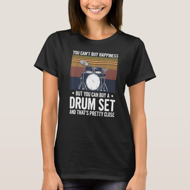 T-shirt Drumset Pour Un Musicien De Drumming (Devant)