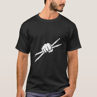 T-shirt Drumsticks Drummer Drumset Drums