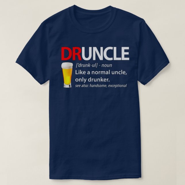 T-shirt DRuncle Beer (Design devant)