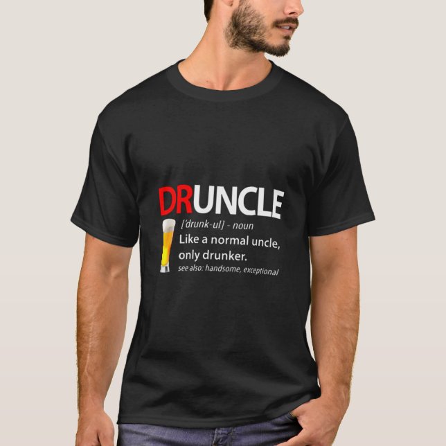 T-shirt DRuncle Beer Classic (Devant)