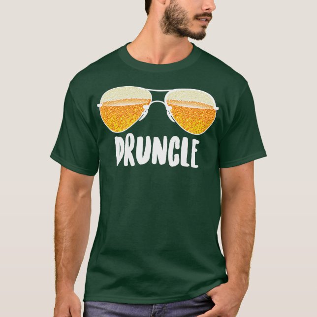 T-shirt Druncle Druncle Uncle Cute Craft Boissons de bière (Devant)