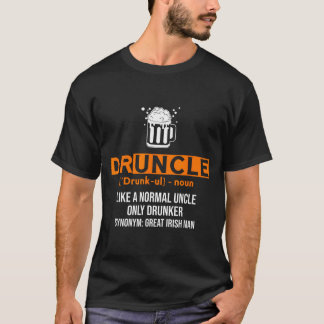 T-shirt Druncle Funny St Patricks Day 2020 Iri-shirt 