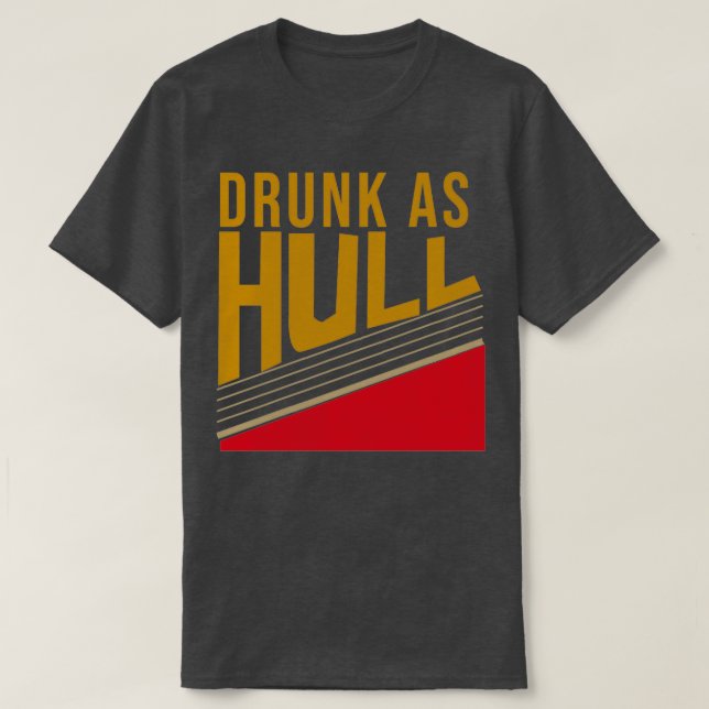 T-shirt Drunk As Hull cadeaux de Noël  (Design devant)