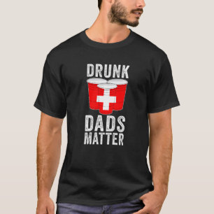 T-shirt Drunk Dads Matt Suisse Drapeau Suisse Papa Drin