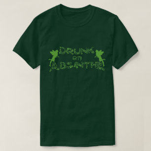 T-shirt Drunk Sur Absinthe