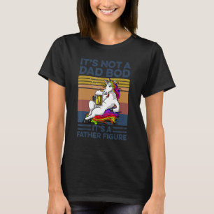 T-shirt Drunk Unicorn Ce n'est pas un papa Bod C'est un pè