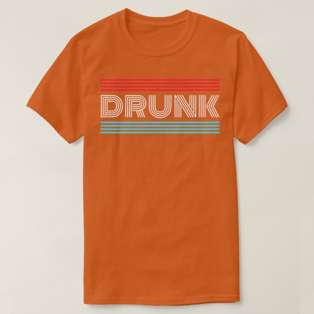 T-SHIRT DRUNK USA (Design devant)