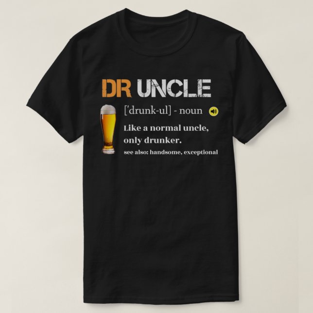 T-shirt Drunkle (Design devant)